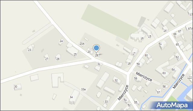 Mierczyce, Mierczyce, 19, mapa Mierczyce