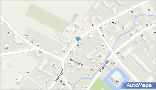 Mierczyce, Mierczyce, 60, mapa Mierczyce