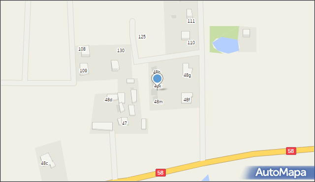 Mierki, Mierki, 48l, mapa Mierki