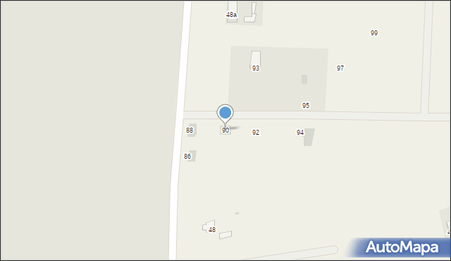Mierki, Mierki, 90, mapa Mierki