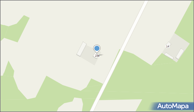 Mierkienniki, Mierkienniki, 14a, mapa Mierkienniki