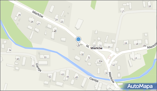 Mierków, Mierków, 29, mapa Mierków