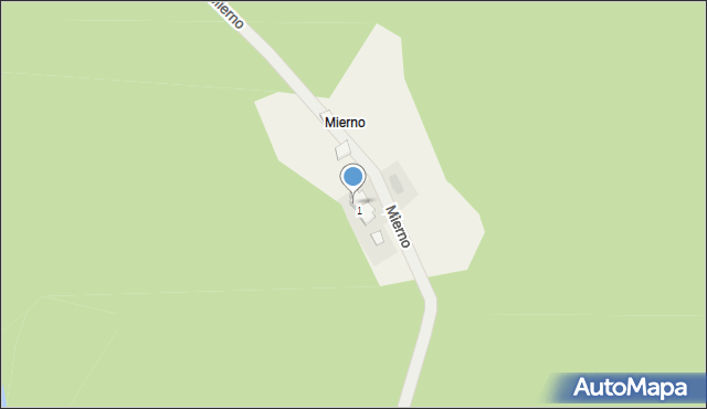 Mierno, Mierno, 2, mapa Mierno