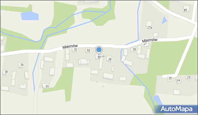 Miernów, Miernów, 30, mapa Miernów