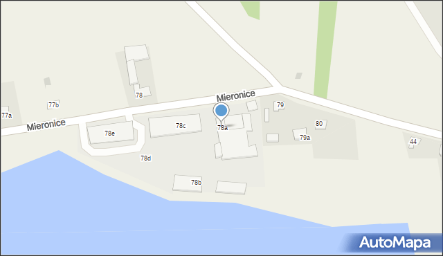 Mieronice, Mieronice, 78a, mapa Mieronice