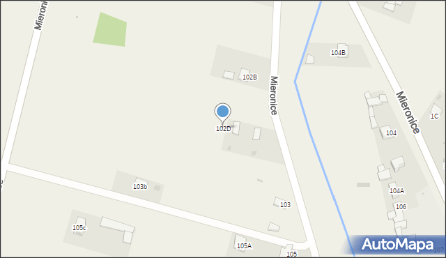 Mieronice, Mieronice, 102D, mapa Mieronice