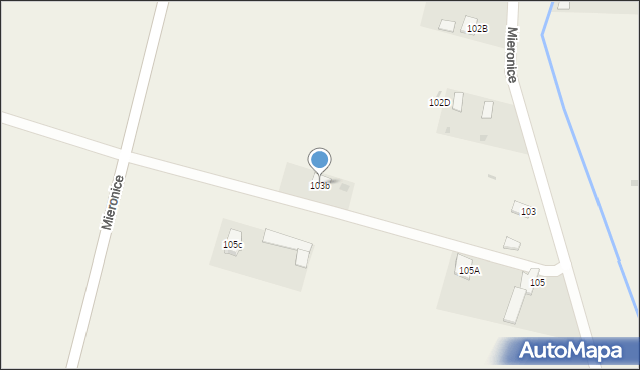 Mieronice, Mieronice, 103b, mapa Mieronice