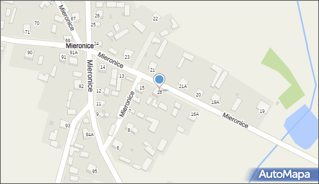 Mieronice, Mieronice, 16, mapa Mieronice