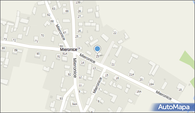 Mieronice, Mieronice, 23, mapa Mieronice