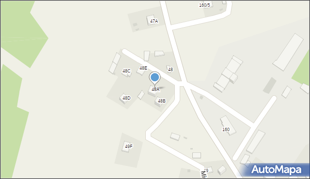Mieronice, Mieronice, 48A, mapa Mieronice