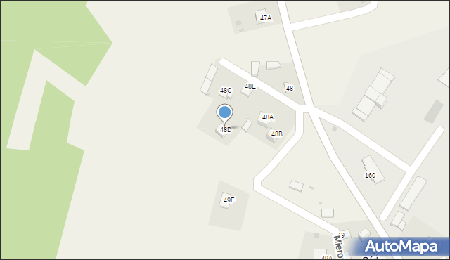 Mieronice, Mieronice, 48D, mapa Mieronice