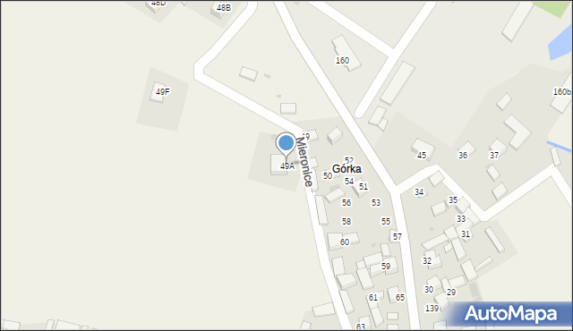 Mieronice, Mieronice, 49A, mapa Mieronice
