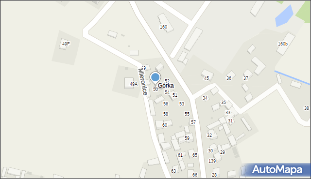 Mieronice, Mieronice, 50, mapa Mieronice