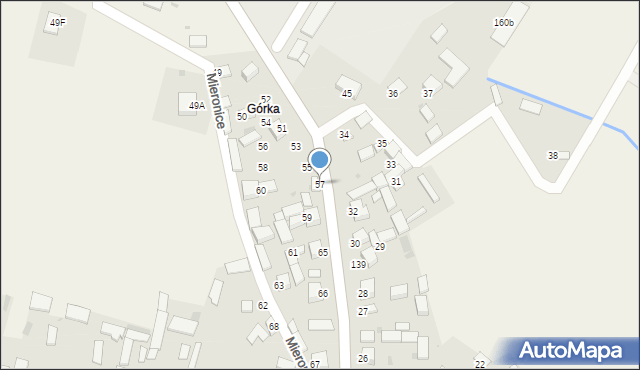 Mieronice, Mieronice, 57, mapa Mieronice