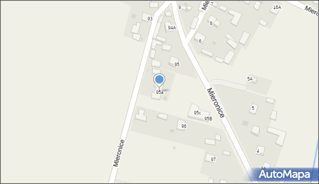 Mieronice, Mieronice, 95a, mapa Mieronice