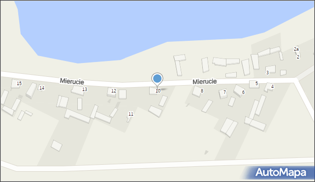Mierucie, Mierucie, 10, mapa Mierucie