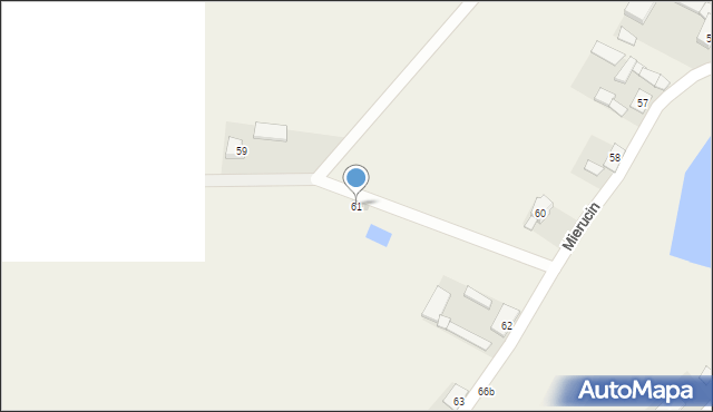 Mierucin, Mierucin, 61, mapa Mierucin