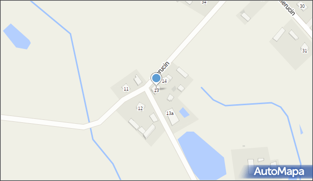 Mierucin, Mierucin, 13, mapa Mierucin
