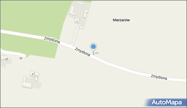 Mierzanów, Mierzanów, 2, mapa Mierzanów