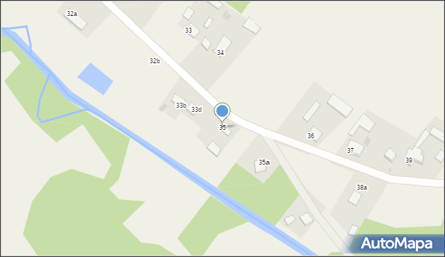 Mierzawa, Mierzawa, 35, mapa Mierzawa