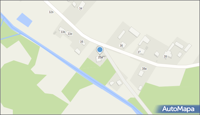 Mierzawa, Mierzawa, 35a, mapa Mierzawa
