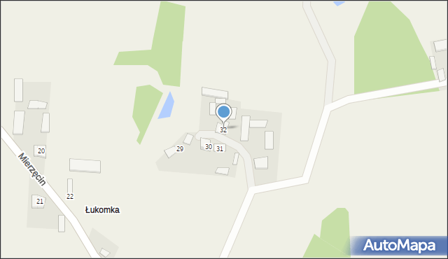 Mierzęcin, Mierzęcin, 32, mapa Mierzęcin