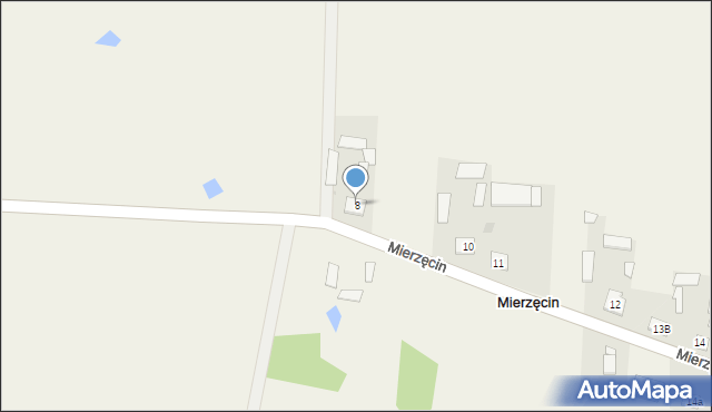 Mierzęcin, Mierzęcin, 8, mapa Mierzęcin