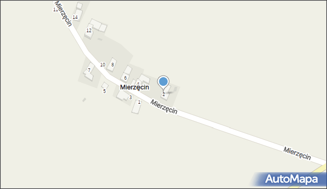 Mierzęcin, Mierzęcin, 2, mapa Mierzęcin