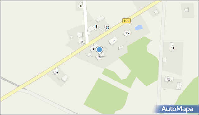 Mierzęcin, Mierzęcin, 40, mapa Mierzęcin