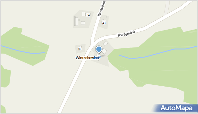 Mierzeń, Mierzeń, 50, mapa Mierzeń