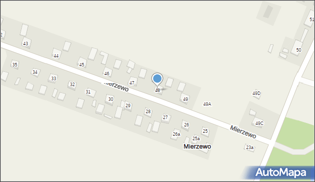 Mierzewo, Mierzewo, 48, mapa Mierzewo