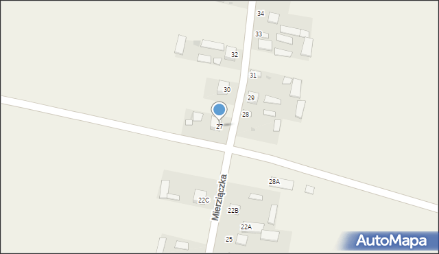 Mierziączka, Mierziączka, 27, mapa Mierziączka