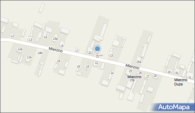 Mierzno, Mierzno, 21, mapa Mierzno