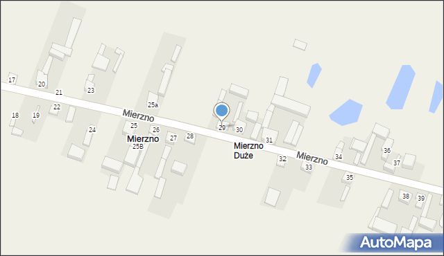 Mierzno, Mierzno, 29, mapa Mierzno