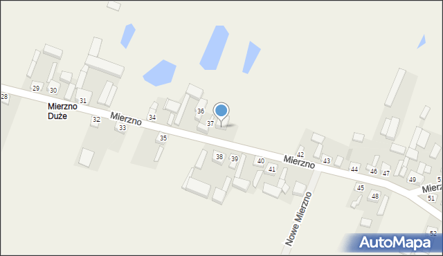 Mierzno, Mierzno, 38A, mapa Mierzno