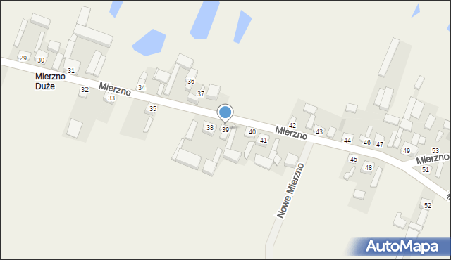 Mierzno, Mierzno, 39, mapa Mierzno