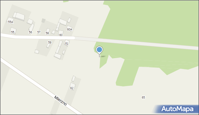 Mierzno, Mierzno, 66, mapa Mierzno