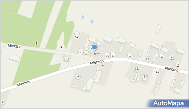 Mierzno, Mierzno, 8, mapa Mierzno