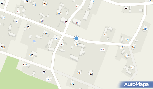 Mierzowice, Mierzowice, 29, mapa Mierzowice