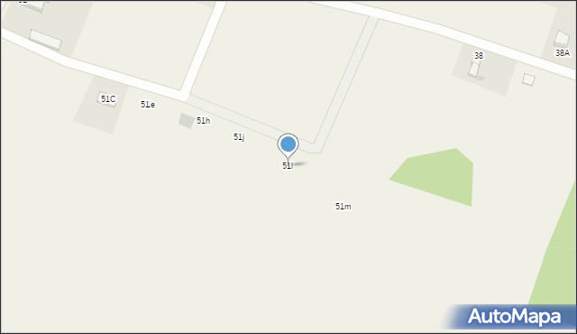 Mierzowice, Mierzowice, 51l, mapa Mierzowice