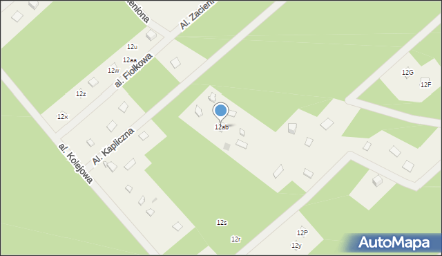 Mierzwice-Kolonia, Mierzwice-Kolonia, 12ab, mapa Mierzwice-Kolonia