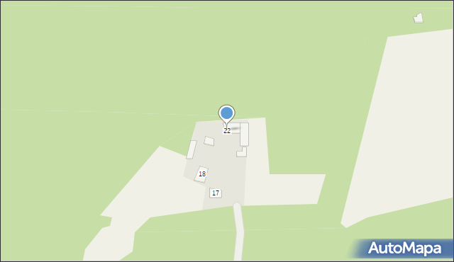 Mierzwice-Kolonia, Mierzwice-Kolonia, 22, mapa Mierzwice-Kolonia