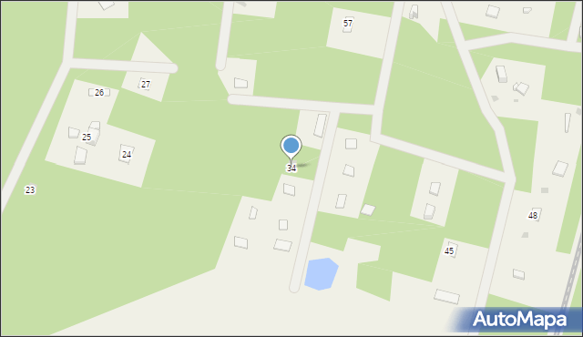 Mierzwice-Kolonia, Mierzwice-Kolonia, 34, mapa Mierzwice-Kolonia