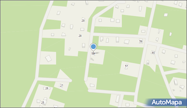 Mierzwice-Kolonia, Mierzwice-Kolonia, 59f, mapa Mierzwice-Kolonia