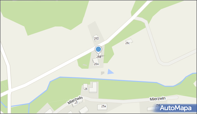 Mierzwin, Mierzwin, 26B, mapa Mierzwin