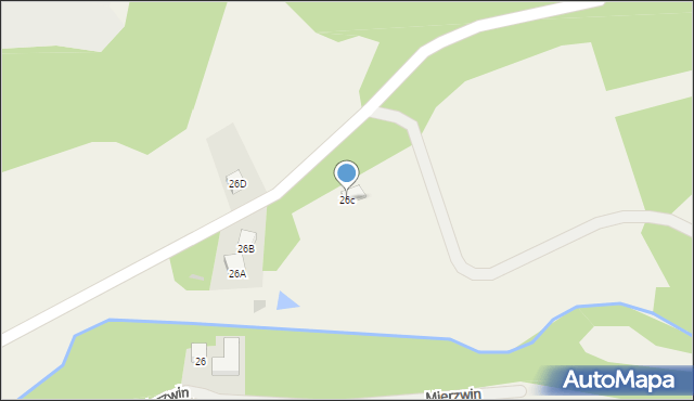Mierzwin, Mierzwin, 26c, mapa Mierzwin