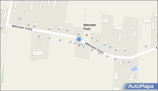 Mierzwin Duży, Mierzwin Duży, 39, mapa Mierzwin Duży