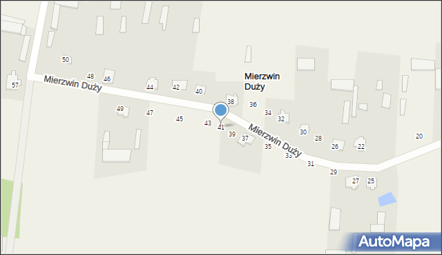 Mierzwin Duży, Mierzwin Duży, 41, mapa Mierzwin Duży