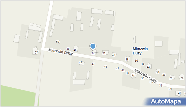 Mierzwin Duży, Mierzwin Duży, 44, mapa Mierzwin Duży