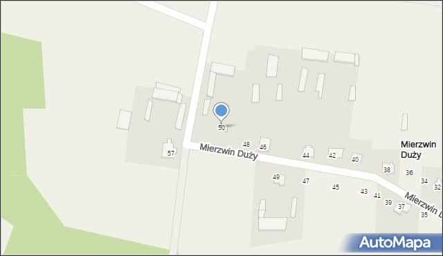 Mierzwin Duży, Mierzwin Duży, 50, mapa Mierzwin Duży
